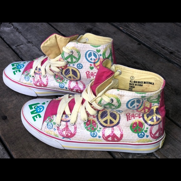 Justice Converse high top sneakers - Picture 7 of 7